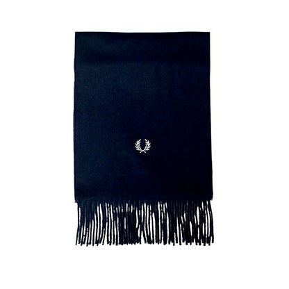 フレッドペリー FRED PERRY Plain Woven Scarf マフラー c3320-608 ユニセックス 608：NAVY WQ00058784