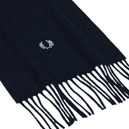 フレッドペリー FRED PERRY Plain Woven Scarf マフラー c3320-608 ユニセックス 608：NAVY WQ00058784