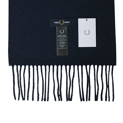 フレッドペリー FRED PERRY Plain Woven Scarf マフラー c3320-608 ユニセックス 608：NAVY WQ00058784