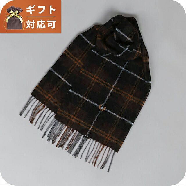 フレッドペリー FRED PERRY Lambswool Scarf マフラー c3339-33c ユニセックス 33C：RICH BROWN WQ00058787