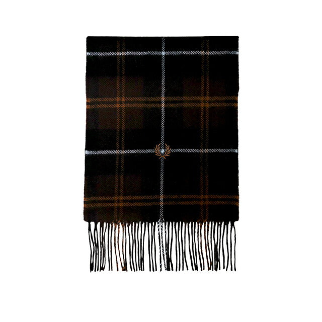 フレッドペリー FRED PERRY Lambswool Scarf マフラー c3339-33c ユニセックス 33C：RICH BROWN WQ00058787