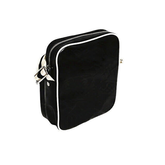 フレッドペリー FRED PERRY Classic Side Bag ショルダーバッグ l8258-d57 ユニセックス D57：BLACK ECRU WQ00058788