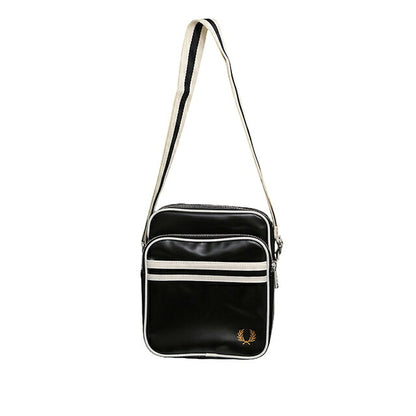 フレッドペリー FRED PERRY Classic Side Bag ショルダーバッグ l8258-d57 ユニセックス D57：BLACK ECRU WQ00058788