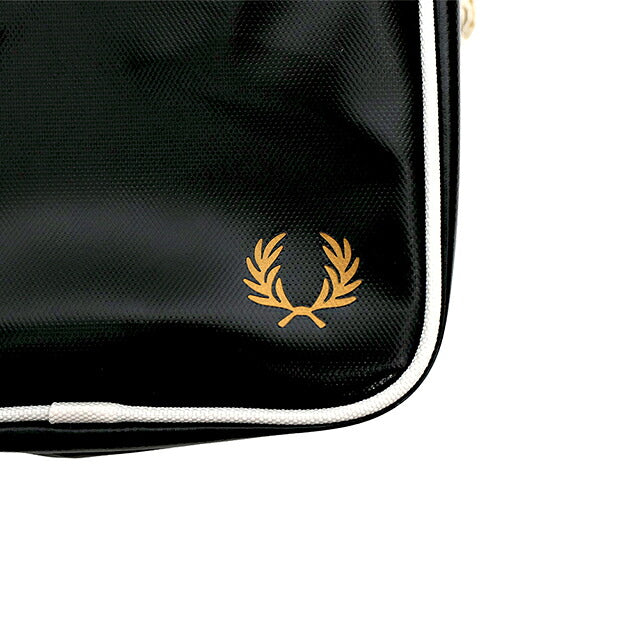フレッドペリー FRED PERRY Classic Side Bag ショルダーバッグ l8258-d57 ユニセックス D57：BLACK ECRU WQ00058788