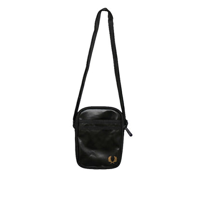 Fred Perry FRED PERRY Tonal Classic Small Side Bag Shoulder bag l2166-774 Unisex 774: BLACK GOLD WQ00058789