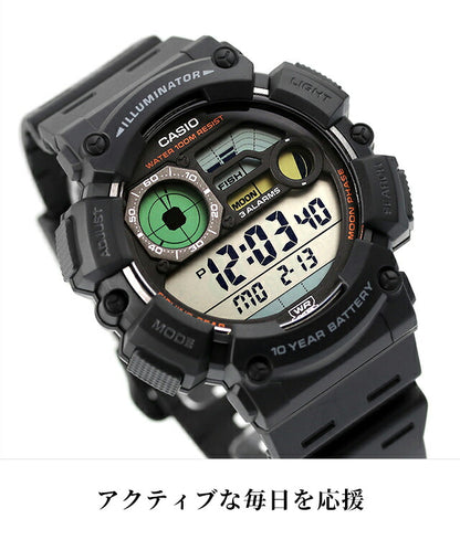 Casio Cheap Casio CASIO CASIO Collection SPORTS Quartz Battery Operated WS-1500H Overseas Model Men&