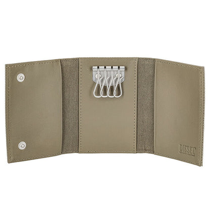 ディーゼル キーケース メンズ ブランド DIESEL X09663P5588 T7002 カーキベージュ系 X09663P5588-T7002