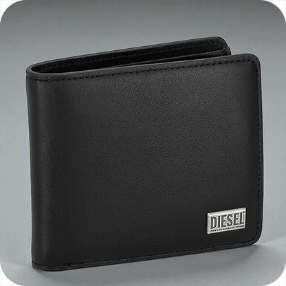 ディーゼル 二つ折り財布 メンズ ブランド DIESEL X10420-PR227 T8013 ブラック ウォレット 高級 おしゃれ プレゼント 実用的