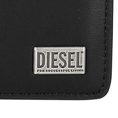 ディーゼル 二つ折り財布 メンズ ブランド DIESEL X10420-PR227 T8013 ブラック ウォレット 高級 おしゃれ プレゼント 実用的