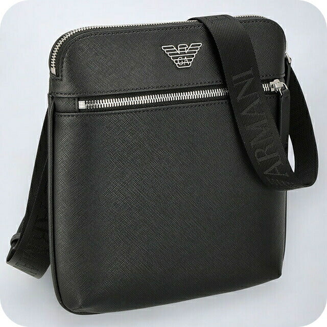エンポリオ・アルマーニ ショルダーバッグ メンズ ブランド EMPORIO ARMANI Y4M185Y138E 81072 ブラック Y4M185Y138E-81072