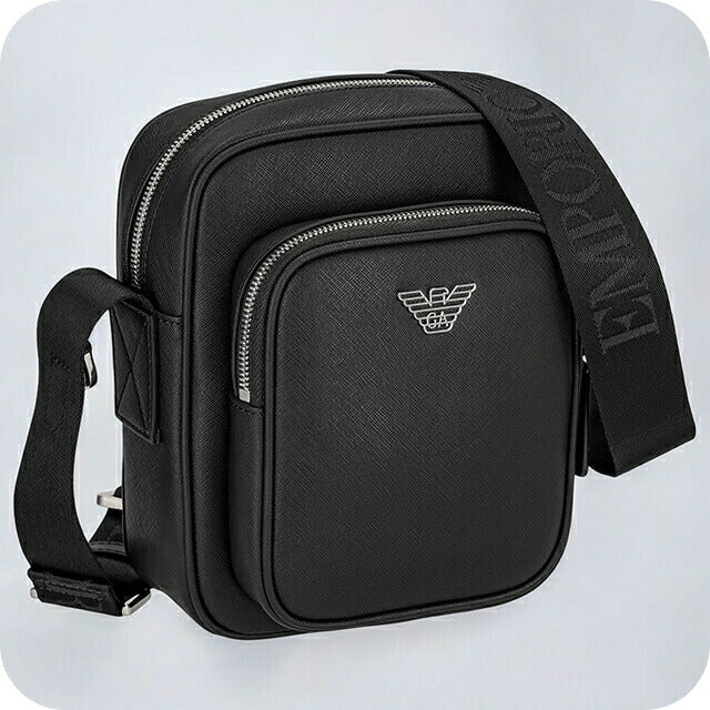 エンポリオ・アルマーニ ショルダーバッグ メンズ ブランド EMPORIO ARMANI Y4M387Y138E 81072 ブラック Y4M387Y138E-81072