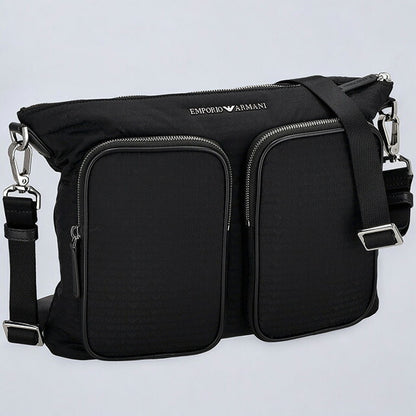 エンポリオ・アルマーニ ショルダーバッグ メンズ ブランド EMPORIO ARMANI Y4M424YQ76E 81073 ブラック Y4M424YQ76E-81073
