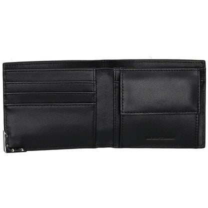 エンポリオ・アルマーニ 二つ折り財布 メンズ ブランド EMPORIO ARMANI Y4R167YQ82X 80001 ブラック Y4R167YQ82X-80001