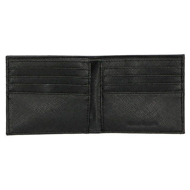 エンポリオ・アルマーニ 二つ折り財布 メンズ ブランド EMPORIO ARMANI Y4R168Y138E 81072 ブラック Y4R168Y138E-81072