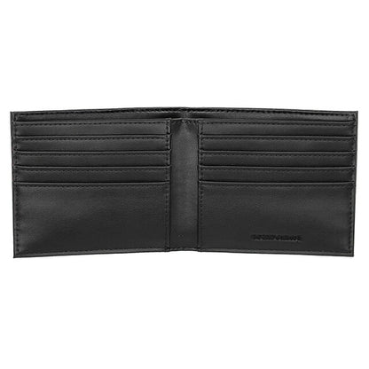 エンポリオ・アルマーニ 二つ折り財布 メンズ ブランド EMPORIO ARMANI Y4R168YQ12V 80681 ブラック/レッド Y4R168YQ12V-80681