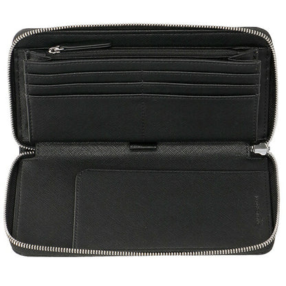エンポリオ・アルマーニ 長財布 メンズ ブランド EMPORIO ARMANI Y4R169-Y138E 81072 ブラック Y4R169Y138E-81072