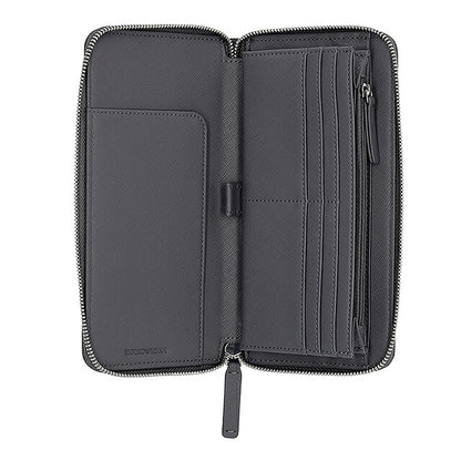 エンポリオ・アルマーニ 長財布 メンズ ブランド EMPORIO ARMANI China Y4R169-Y138E UA083 グレー ウォレット 高級 おしゃれ プレゼント 実用的