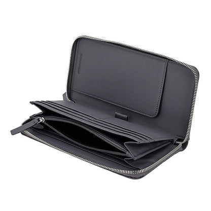 エンポリオ・アルマーニ 長財布 メンズ ブランド EMPORIO ARMANI China Y4R169-Y138E UA083 グレー ウォレット 高級 おしゃれ プレゼント 実用的