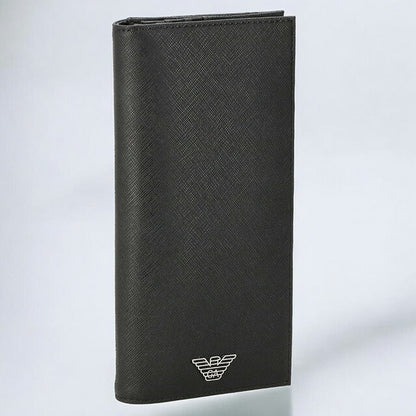 エンポリオ・アルマーニ 長財布 メンズ ブランド EMPORIO ARMANI Y4R170Y138E 81072 ブラック Y4R170Y138E-81072