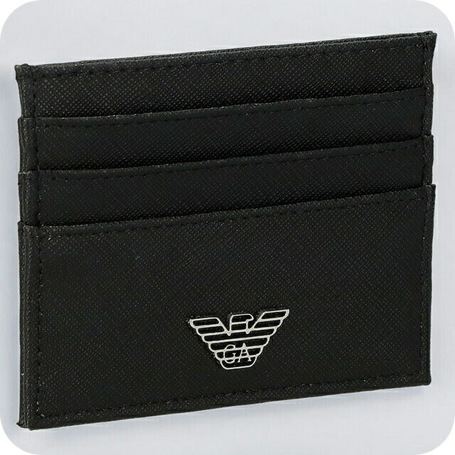エンポリオ・アルマーニ カードケース メンズ ブランド EMPORIO ARMANI Y4R173Y138E 81072 ブラック Y4R173Y138E-81072