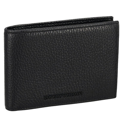 エンポリオ・アルマーニ 二つ折り財布 メンズ ブランド EMPORIO ARMANI Y4R222Y068E 80001 ブラック Y4R222Y068E-80001