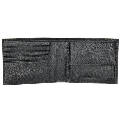 エンポリオ・アルマーニ 二つ折り財布 メンズ ブランド EMPORIO ARMANI Y4R378Y068E 80001 ブラック Y4R378Y068E-80001