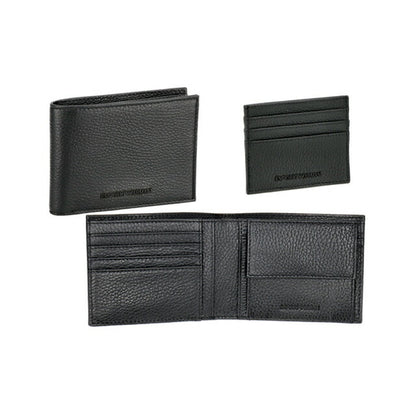 エンポリオ・アルマーニ 二つ折り財布 メンズ ブランド EMPORIO ARMANI Y4R378Y068E 80001 ブラック Y4R378Y068E-80001