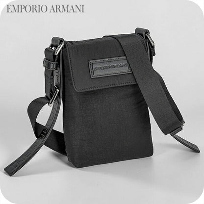 エンポリオ・アルマーニ ショルダーバッグ メンズ ブランド EMPORIO ARMANI CHINA Y4R452-Y701J 80001 ブラック 斜めがけ ブランド 高級 おしゃれ プレゼント 男性 実用的 かっこいい