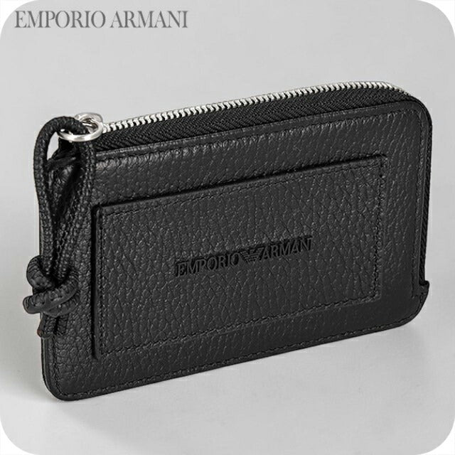 エンポリオ・アルマーニ 名刺入れ メンズ ブランド EMPORIO ARMANI China Y4R575-Y068E 80001 ブラック