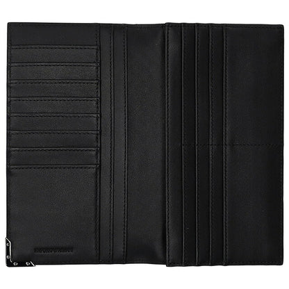 エンポリオ・アルマーニ 長財布 メンズ ブランド EMPORIO ARMANI Y4R624YQ82X 80001 ブラック Y4R624YQ82X-80001