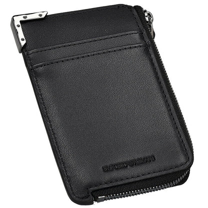 エンポリオ・アルマーニ カードケース メンズ ブランド EMPORIO ARMANI Y4R630YQ82X 80001 ブラック Y4R630YQ82X-80001