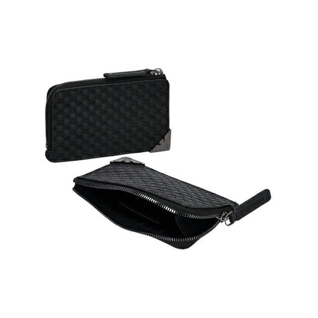 エンポリオ・アルマーニ カードケース メンズ ブランド EMPORIO ARMANI Y4R630YQ82X 80001 ブラック Y4R630YQ82X-80001