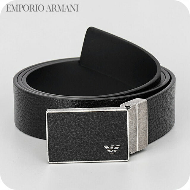 エンポリオ・アルマーニ ベルト メンズ ブランド EMPORIO ARMANI Italy Y4S225-YMB4E 88001 ブラック