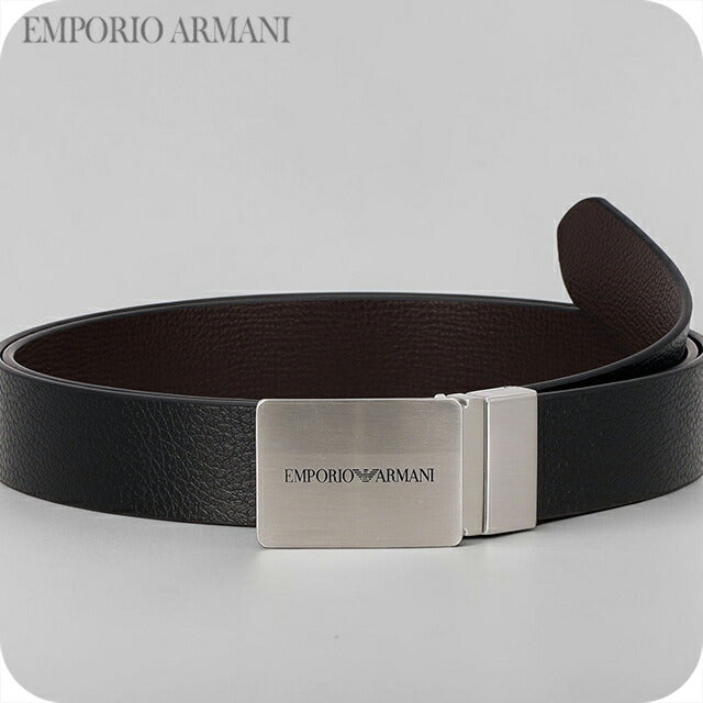 エンポリオ・アルマーニ ベルト メンズ ブランド EMPORIO ARMANI ITALY Y4S563-Y737E 88044 ブラック/ブラウン