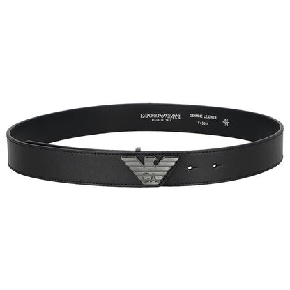 エンポリオ・アルマーニ ベルト メンズ レディース ブランド EMPORIO ARMANI Y4S614YQ40I 80001 95 ブラック Y4S614YQ40I-80001-95