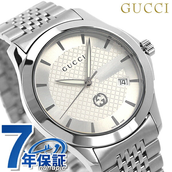 GUCCI アナログ時計 シルバー GUCCI グッチ 腕時計 レディース Gタイムレス 28MM ウォッチ