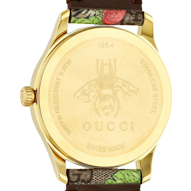 グッチ 時計 Gタイムレス クオーツ 腕時計 メンズ レディース GUCCI YA1264187 ブラウン スイス製 YA1264187