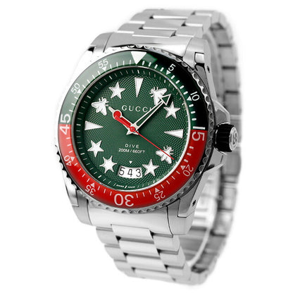 グッチ ダイヴ クオーツ 腕時計 メンズ GUCCI YA136222 アナログ グリーン スイス製 YA136222