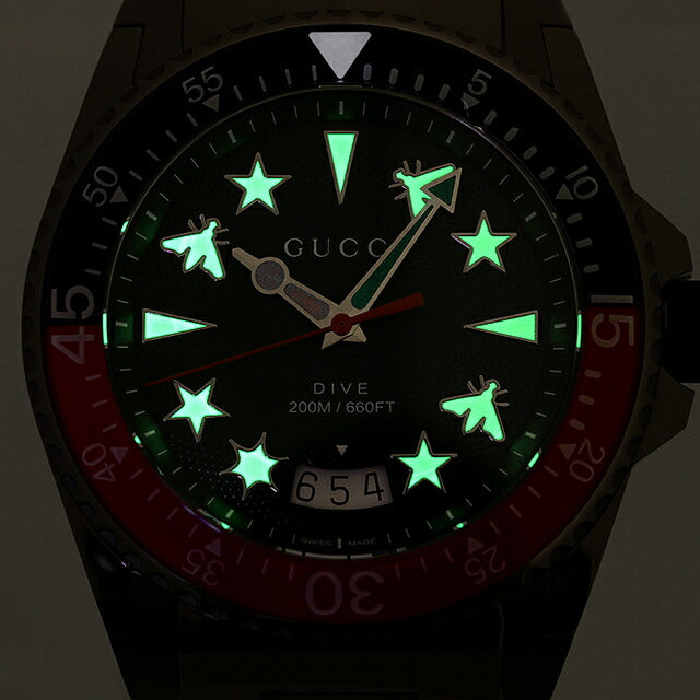 GUCCI 腕時計 クロコダイルレザー グリーン・緑 グッチ G-タイムレス リザードレザー レディース YA126585
