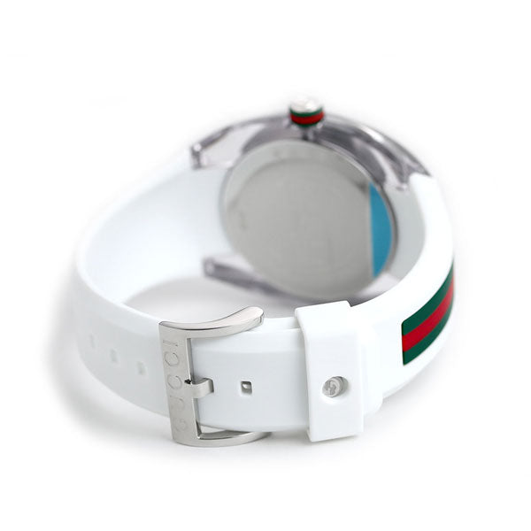 GUCCI ホワイトシリコンバンド 時計 GUCCI ホワイト シリコンバンド 時計
