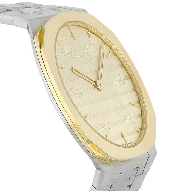 腕時計その他 GUCCI Woman Watch Gold YA163405 グッチ GUCCI 25H クォーツ 電池式 腕時計 ブランド メンズ