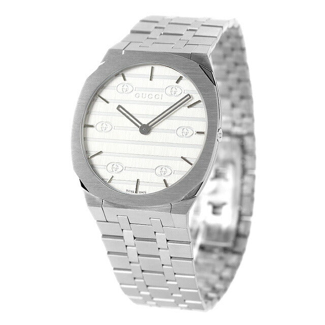 グッチ 時計 メンズ レディース 25H 38mm スイス製 クオーツ