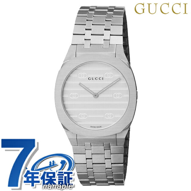 Gucci ゴールド ブラック アナログ腕時計 GUCCI】グッチ 腕時計 9000L ステンレススチール クオーツ