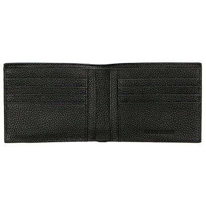 エンポリオ・アルマーニ 二つ折り財布 メンズ ブランド EMPORIO ARMANI YEM176Y142V 81072 ブラック YEM176Y142V-81072