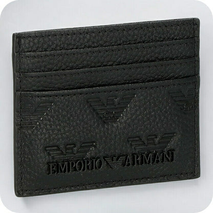 エンポリオ・アルマーニ カードケース メンズ ブランド EMPORIO ARMANI YEM320Y142V 81072 ブラック YEM320Y142V-81072