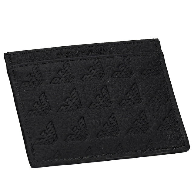 エンポリオ・アルマーニ カードケース メンズ ブランド EMPORIO ARMANI YEM320YQ67I 80001 ブラック YEM320YQ67I-80001