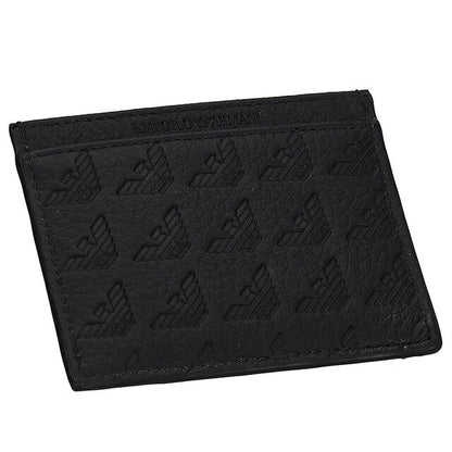 エンポリオ・アルマーニ カードケース メンズ ブランド EMPORIO ARMANI YEM320YQ67I 80001 ブラック YEM320YQ67I-80001