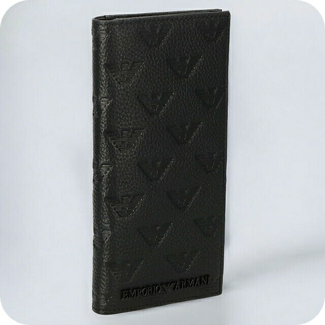エンポリオ・アルマーニ 長財布 メンズ ブランド EMPORIO ARMANI YEM474Y142V 81072 ブラック YEM474Y142V-81072
