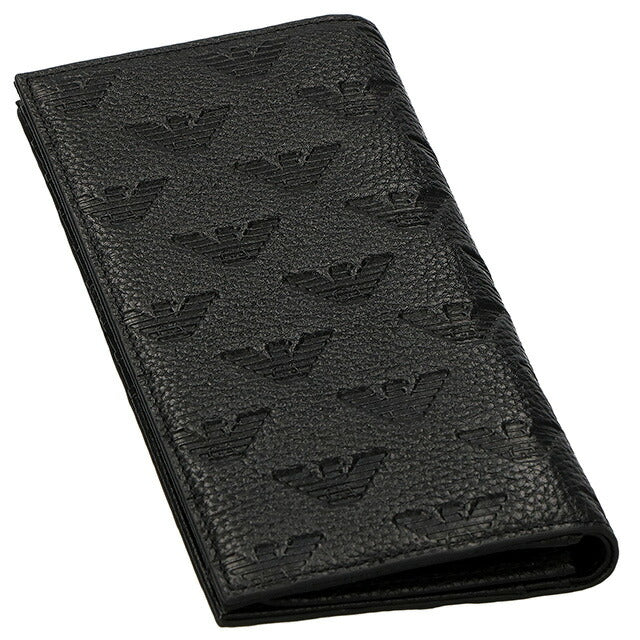 エンポリオ・アルマーニ 長財布 メンズ ブランド EMPORIO ARMANI YEM474Y142V 81072 ブラック YEM474Y142V-81072