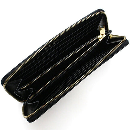 サンローラン 長財布ラウンドファスナー レディース ブランド SAINT LAURENT MONOGRAM MATELASSE レザー 358094 ブラック YSL358094011
